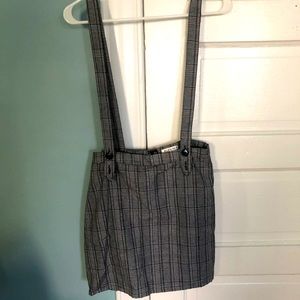 Plaid Pinafore mini